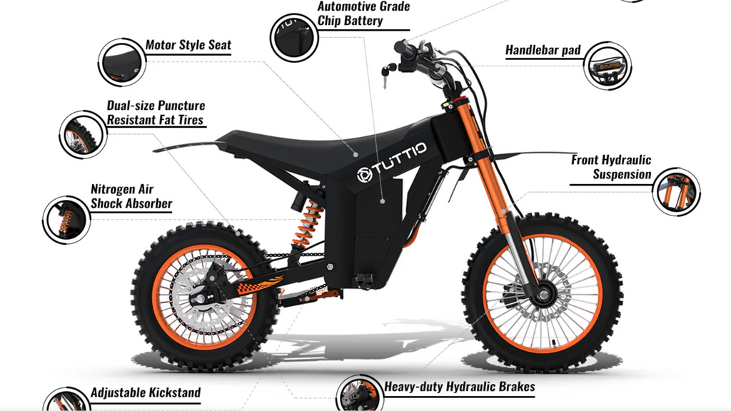 Tuttio Soleil01 Electric Mini Bike for Kids & Adults