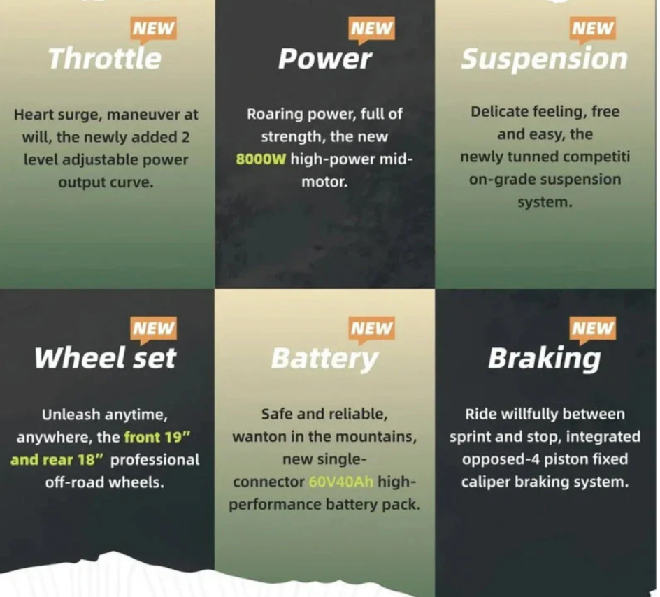 2025 Light Bee X Electric Dirt Bike